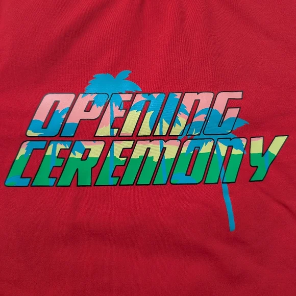 Opening Ceremony Rash Guard Medium Red - Picture 10 of 13